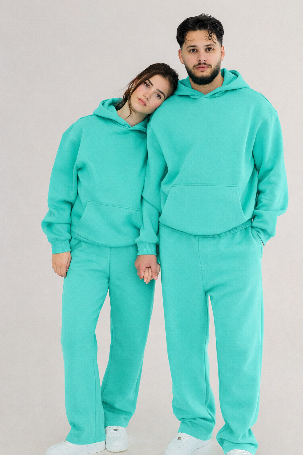 2x Partner Jogginganzüge Fluffy 8 Farben