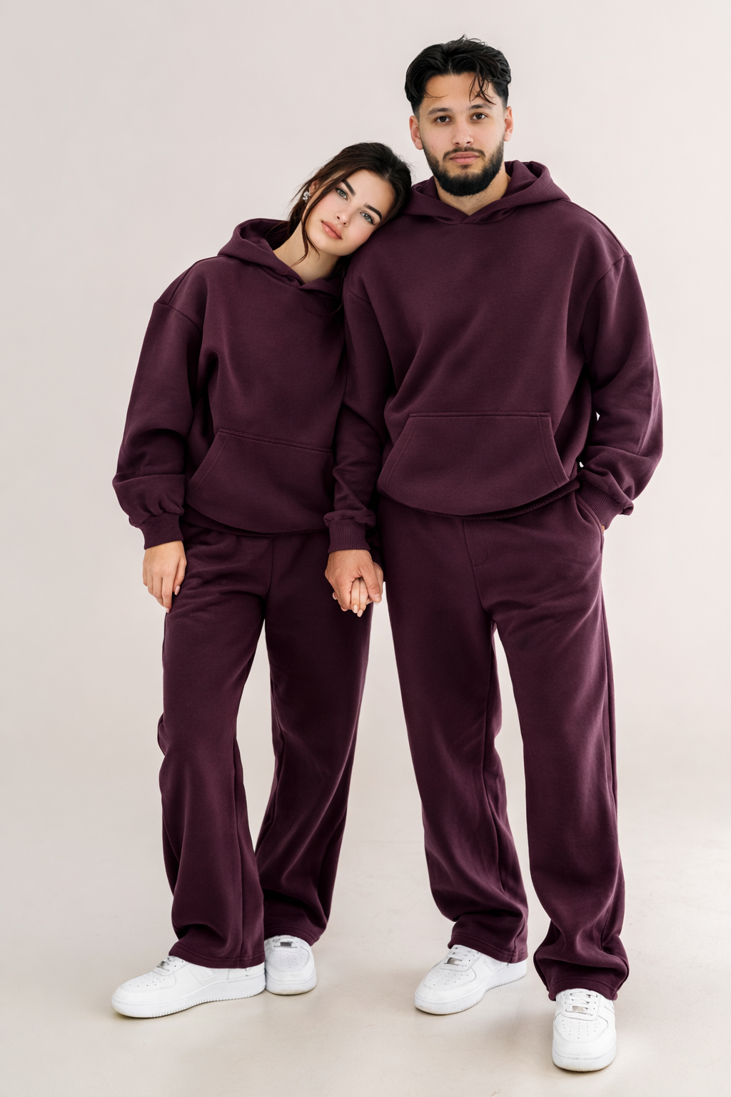 2x Partner Jogginganzüge Fluffy 8 Farben