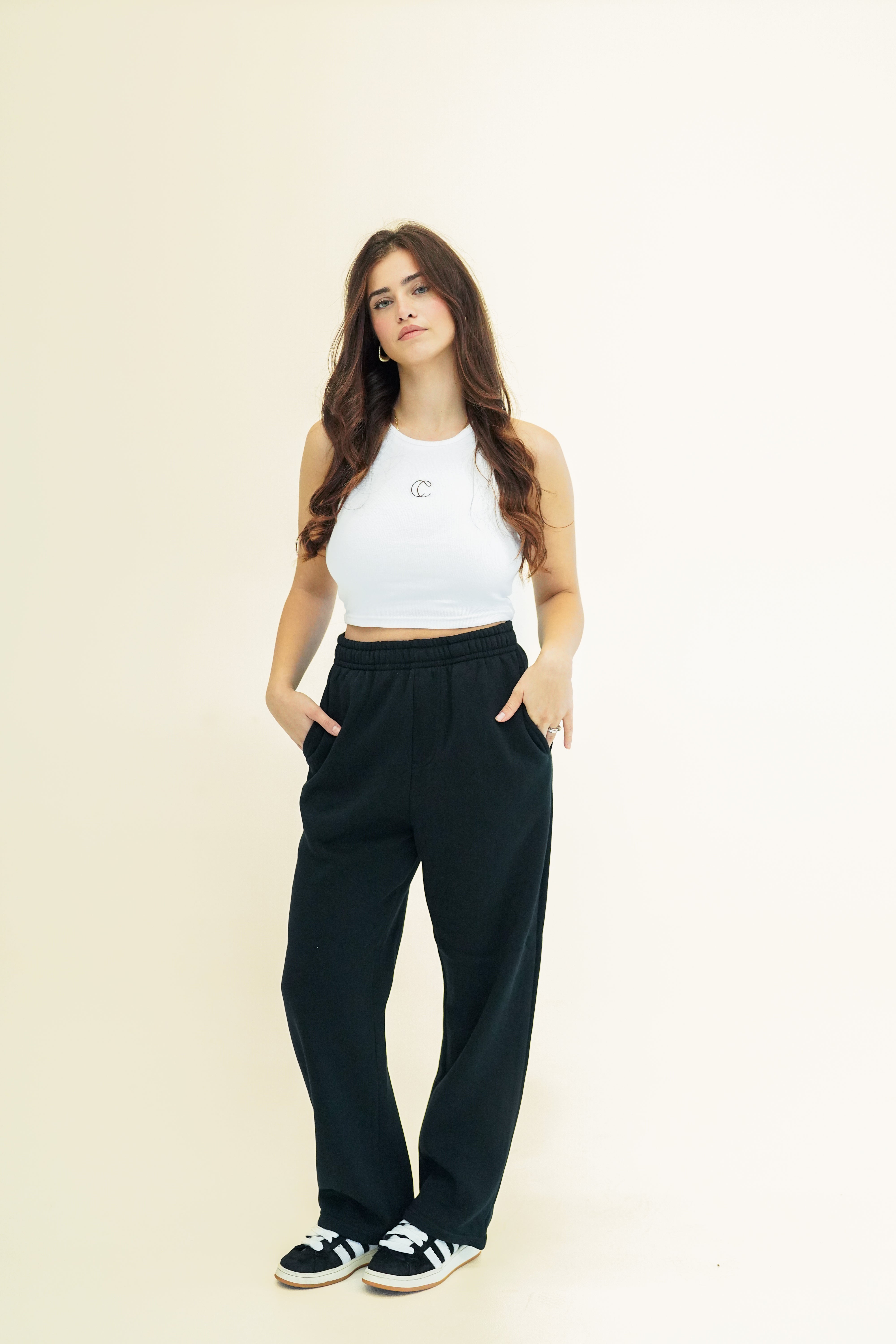 Ribbed Damen Tank-top