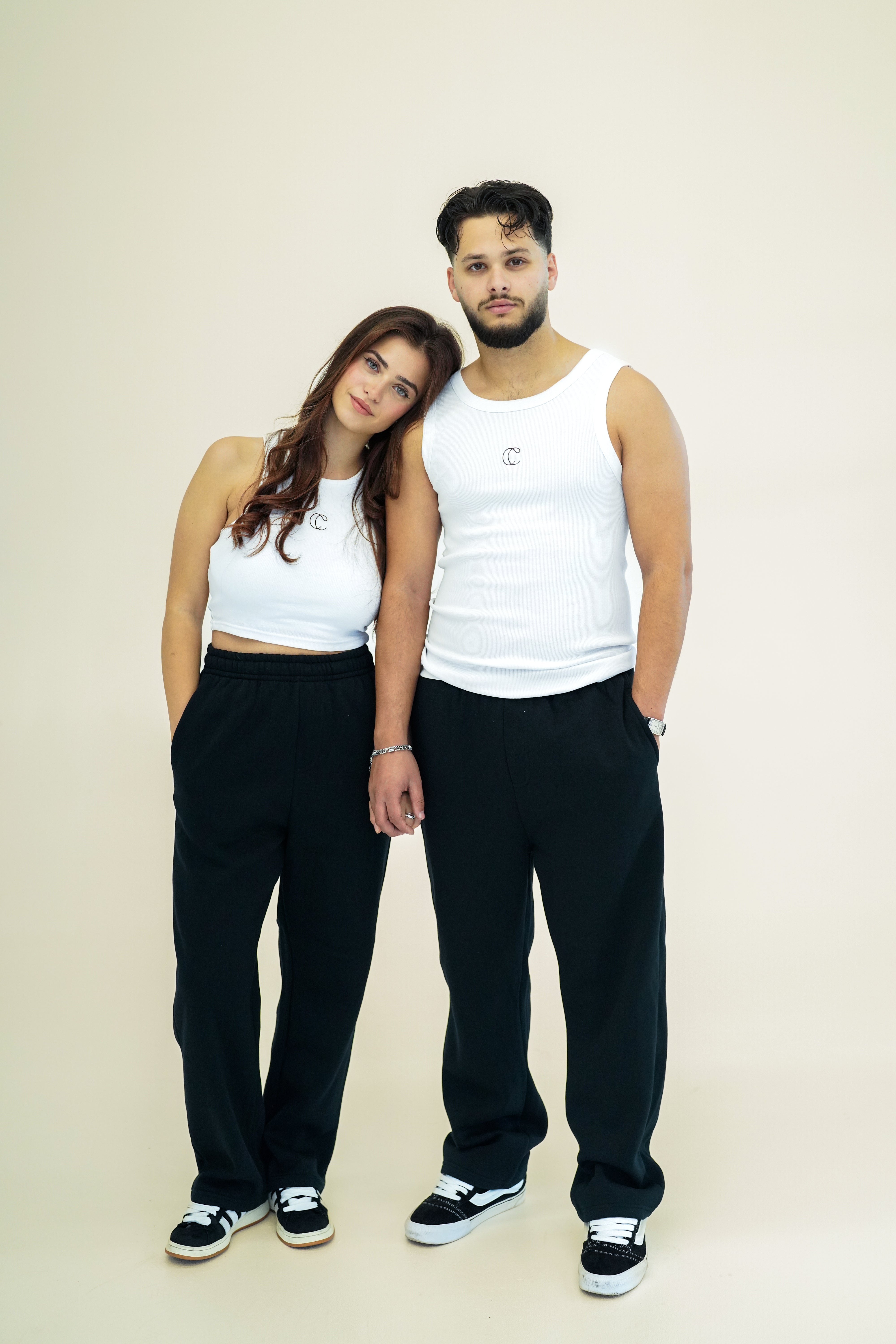 2x Ribbed Partner Tank-top