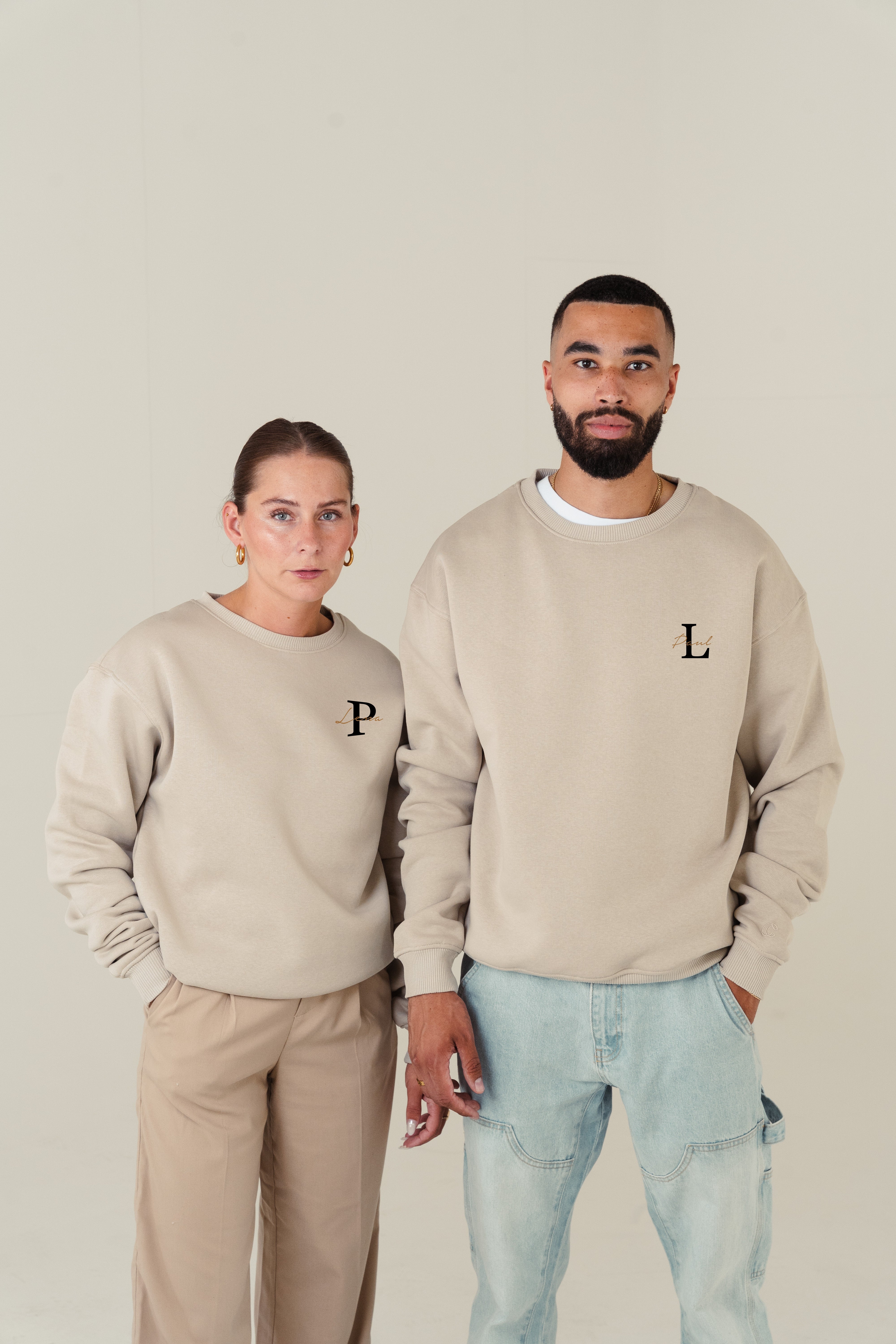 Bae Partner Sweater mit Wunschbuchstaben & Namen